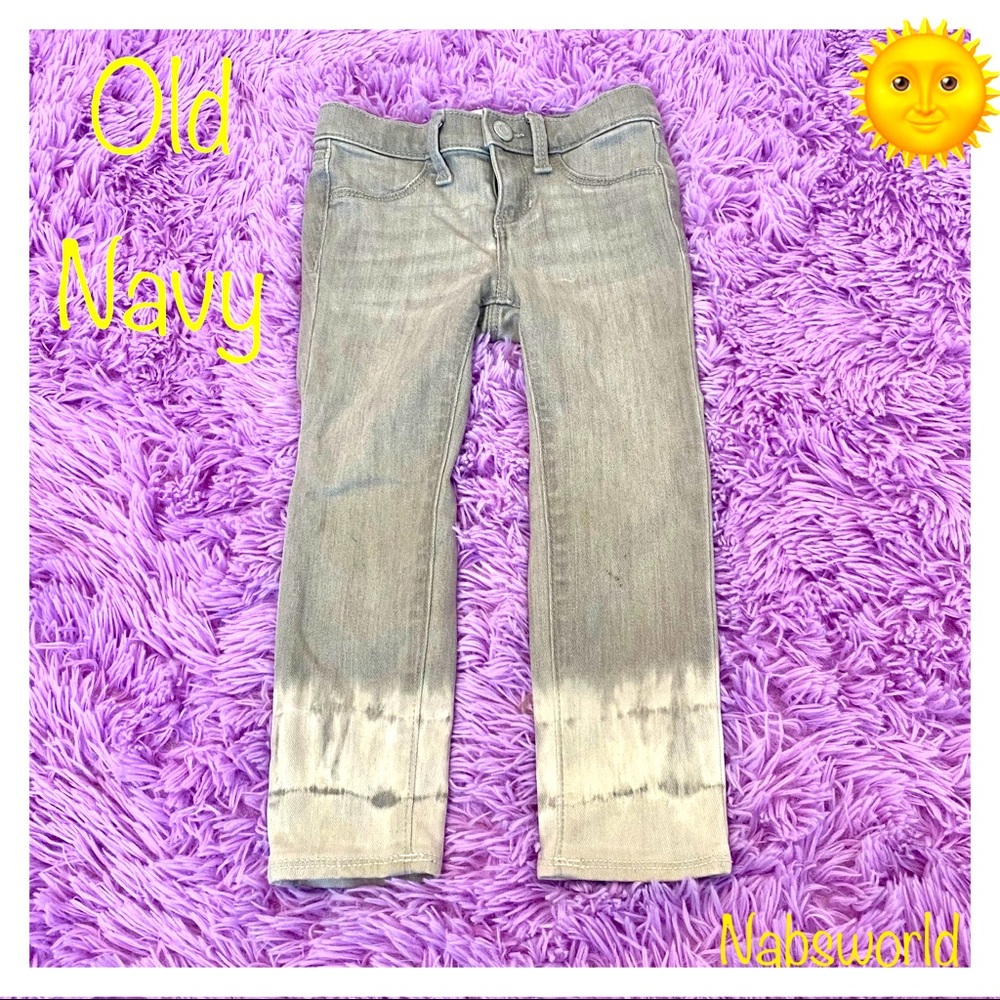 OLD NAVY GRAY DIP DYE BALLERINA JEANS/ JEGGINGS!